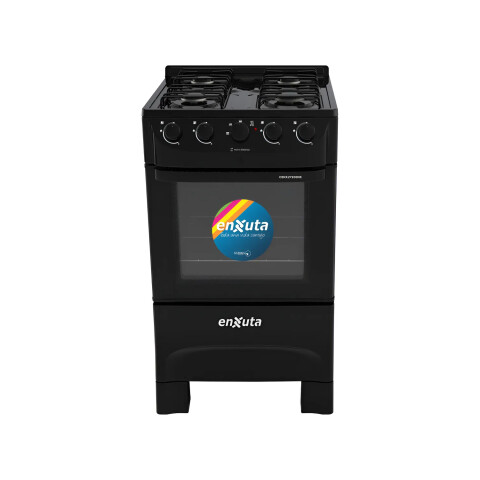 Cocina Combinada Enxuta Horno Electrico Doble Vidrio NEGRO