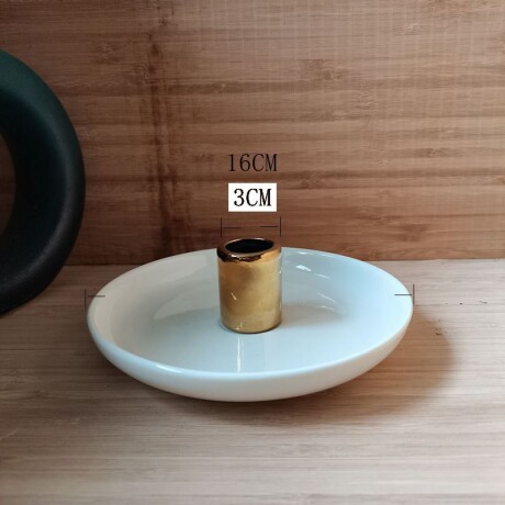 Quemador De Palo Santo Esmaltado Blanco
