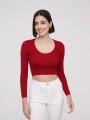 Sweater Dispa Rojo Oscuro