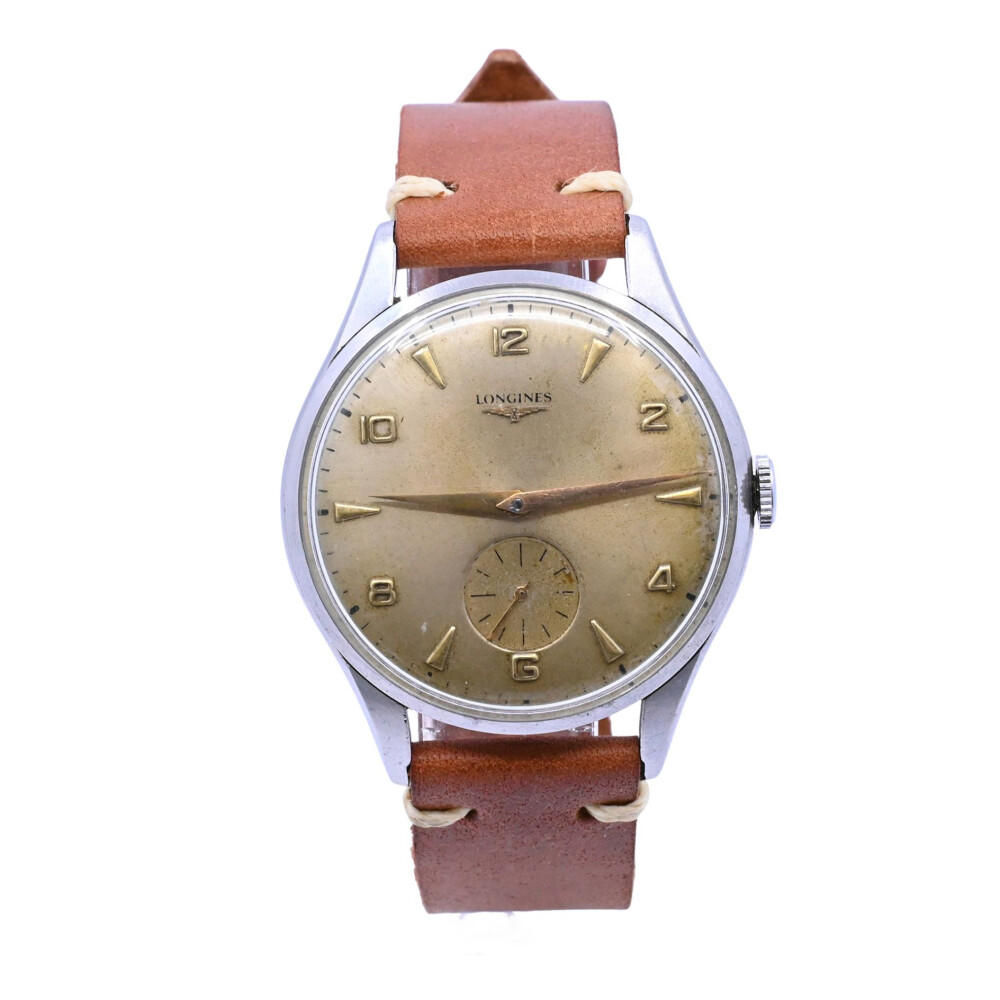 Longines calatrava oversize 37 mm. 6334-13 movimiento manual año 1957. Longines calatrava oversize 37 mm. 6334-13 movimiento manual año 1957.