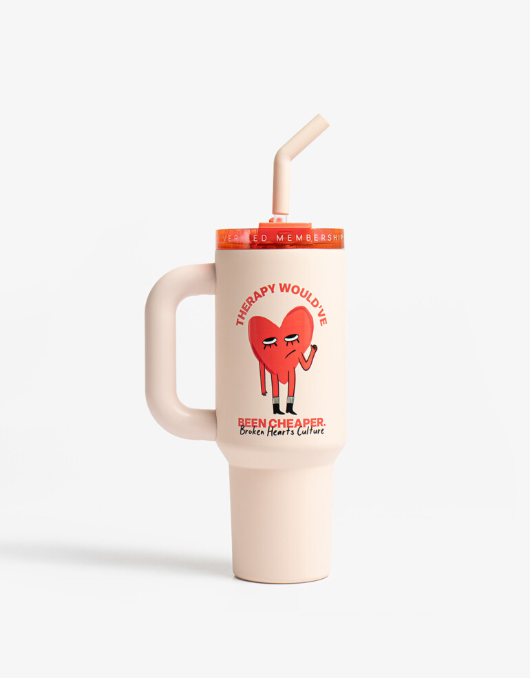 Artículos cocina Vaso Metálico Broken Hearts - Combinacion Tricolor