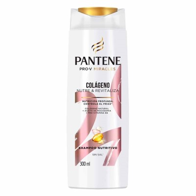 Shampoo Pantene Colágeno Nutre Y Revitaliza 300 Ml. Shampoo Pantene Colágeno Nutre Y Revitaliza 300 Ml.