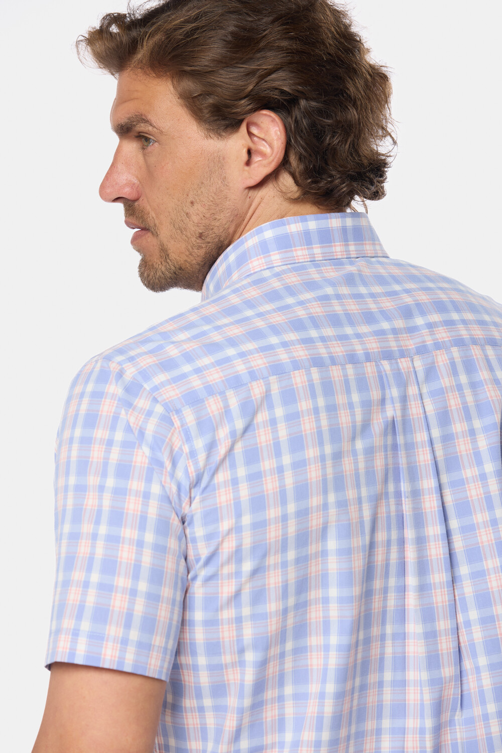 CAMISA SPORT A CUADROS Piedra