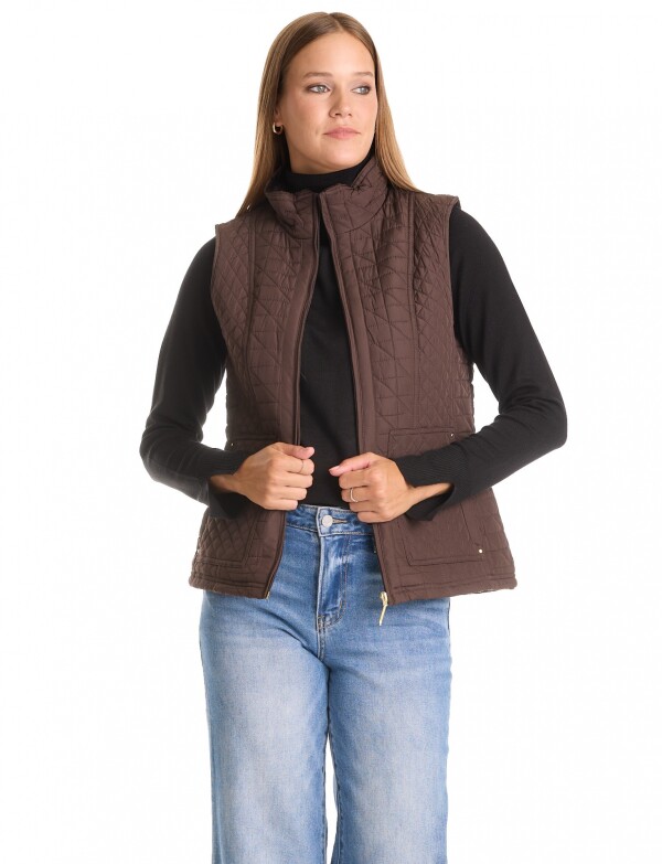 Chaleco Abrigo MARRON