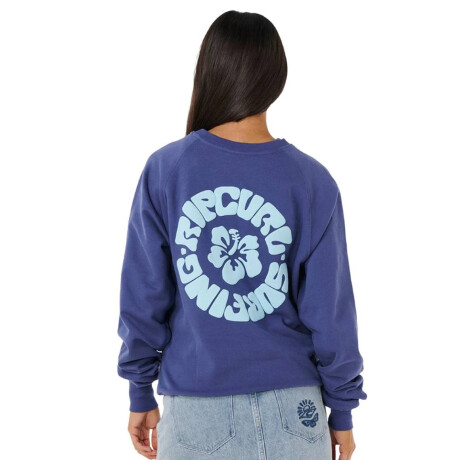 Buzo Rip Curl Luxe Surf Raglan Relaxed Azul