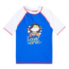 Remera De Lycra De Manga Corta Con Proteccion UV Para Niñas Arena Wonder Woman Kids UV Short Sleeve Tee Azul