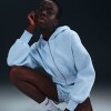 Abrigo Nike Sportswear Phoenix Fleece de Mujer Azul