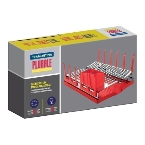 Escurridor para platos con bandeja PLURALE -TRAMONTINA TF1610