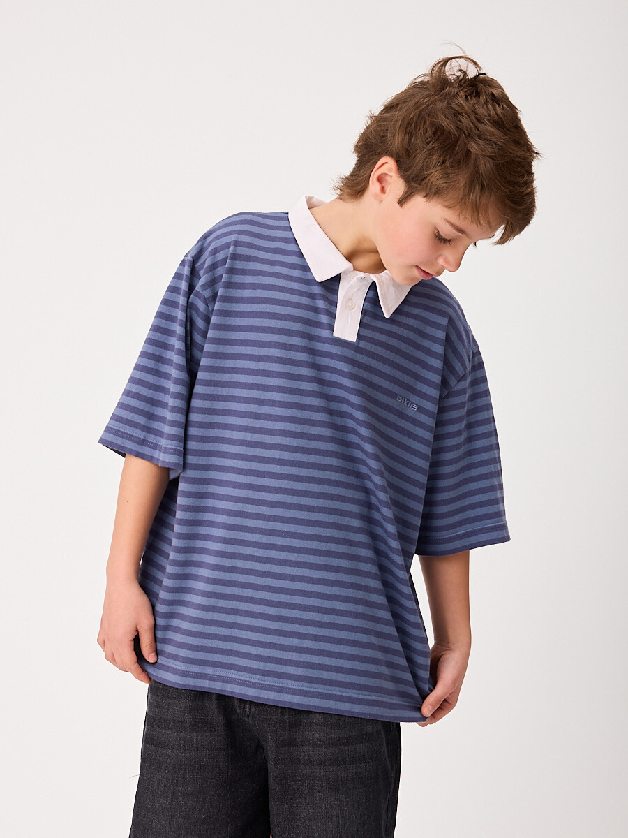 REMERA M/C BANCHO TEEN DIXIE Azul Piedra