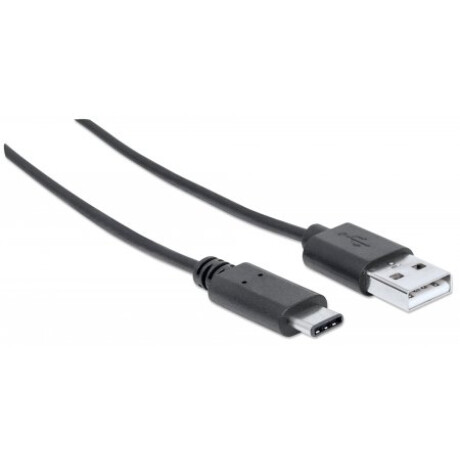 Cable USB C a USB A macho/macho 1,0 mts Manhattan 3727