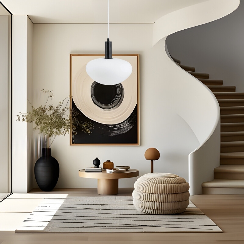 LUMINARIA COLGANTE PIREO 35CM Luminaria Colgante Pireo Big Blanca ø 35 cm