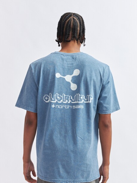 REMERA CESAR AZUL PIEDRA