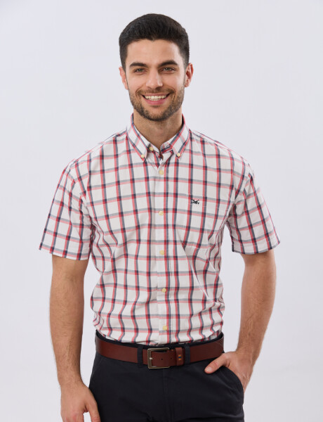 CAMISA CUADROS Rojo