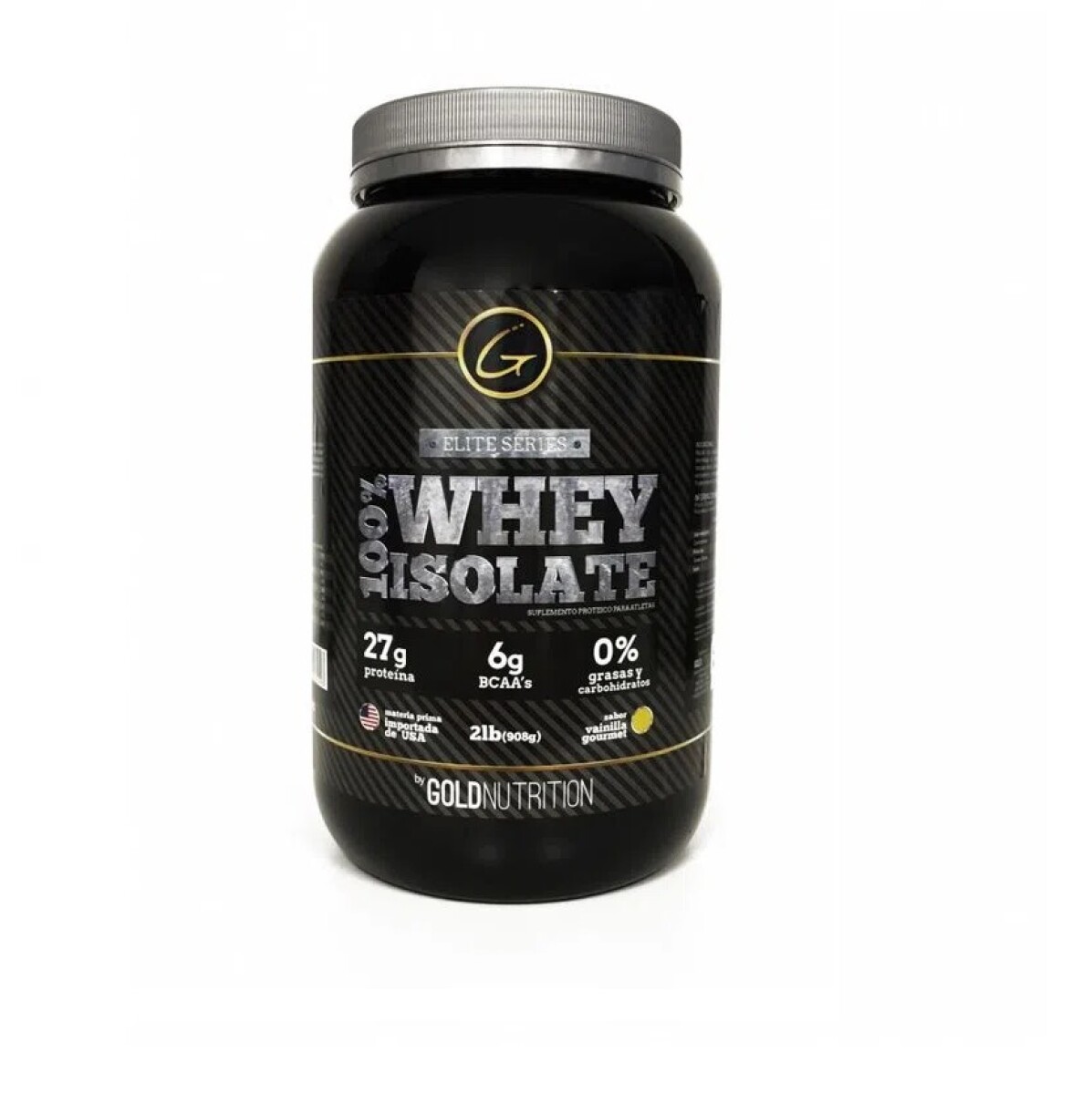 Gold Whey 100% Isolate Vainilla Gourmet 800g 