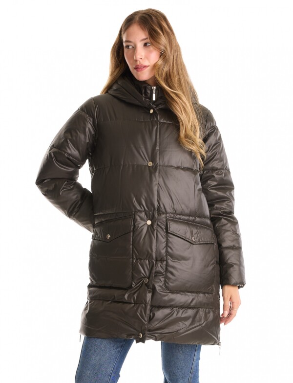 Campera Abrigo NEGRO