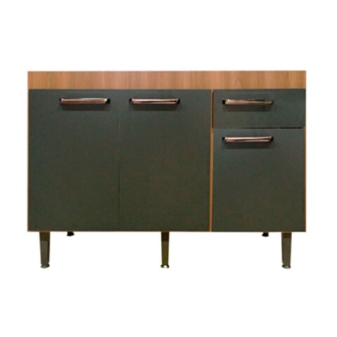 Mueble Bajo Mesada En Madera 100% Mdp 15 Mm Nogal Grafito Mueble Bajo Mesada En Madera 100% Mdp 15 Mm Nogal Grafito