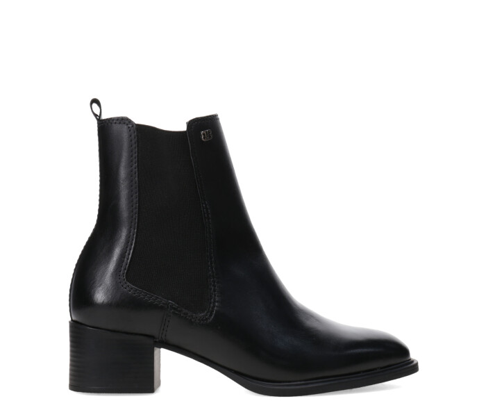 Bota de Mujer Bottero Caña Baja Con Elástico Negro