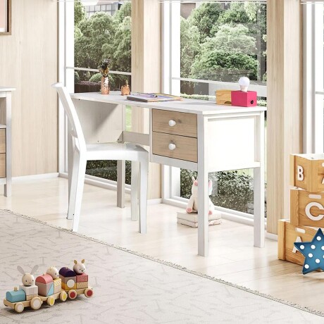 ESCRITORIO KIDS MADERA BLANCO BETHEL
