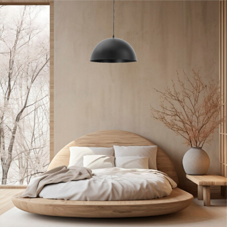 COLGANTE DECORATIVO MUSHROOM Luminaria Colgante Mushroom Negra ø 40 cm