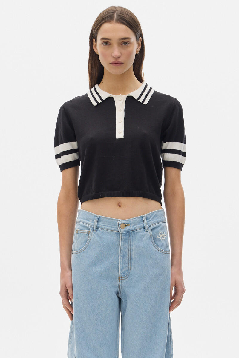 T-shirt Polo Ker - Black 