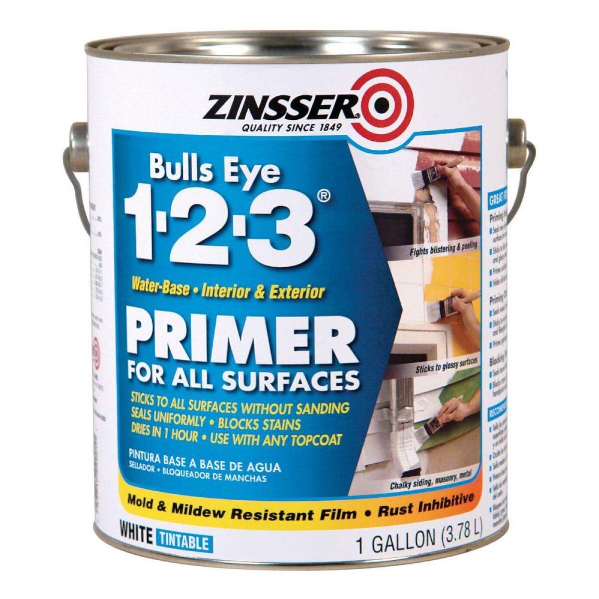 ZINSSER PRIMER 1-2-3 B-AGUA INTERIOR-EXTERIOR- 3.78LTS 
