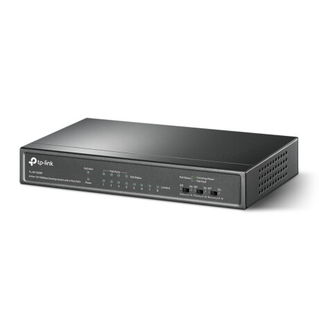 Tp-link - Switch TL-SF1008P. 8 Puertos RJ45 10/100 Mbps. 4 Puertos Poe. Plug And Play. Carcasa de Me 001