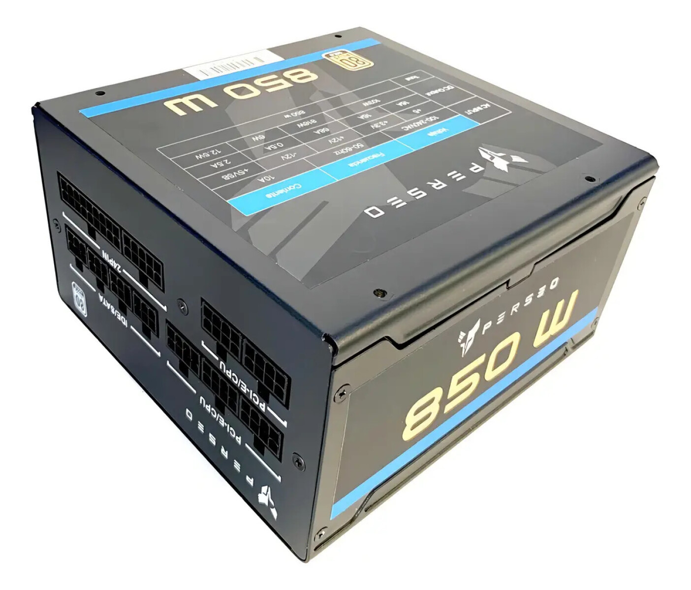 Fuente De Alimentación Perseo Atx850w-p 850 W 80 Plus Gold - FUENTE PERSEO 850W 80 PLUS GOLD FULL MOD 