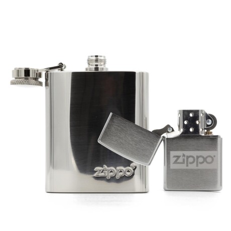 Set de encendedor + petaca Zippo - 49358 Set de encendedor + petaca Zippo - 49358