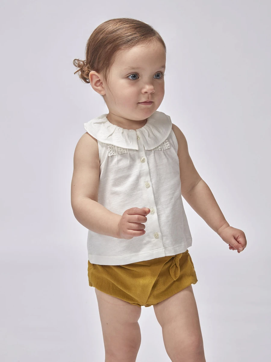 Pantalon Corto Anudado Kaki