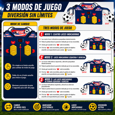 Arco de fútbol rebotador Sc