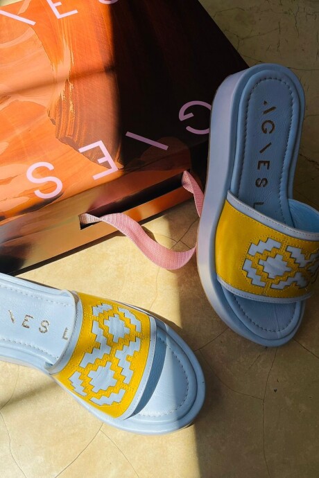 Fancy Pampa Shoes Celeste
