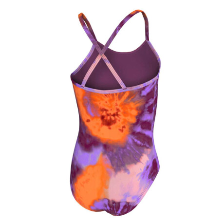 Traje De Baño Crossback One Piece de Niña Rosado