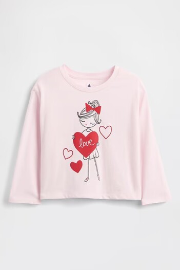 Remera Gráfico Toddler Niña Pink Dogwood