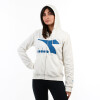 Diadora LADIES COTTON JACKET WITH HOOD- COCONUT Coco