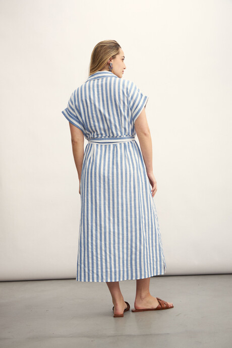 Vestido Renata Azul