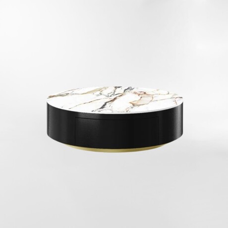 MESA DE CENTRO ROUND INBOX NEGRO - CIRCULAR
