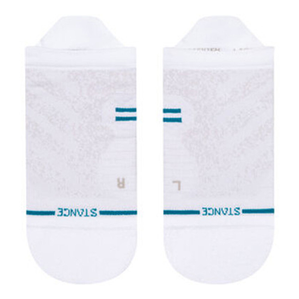 Medias Running Run Light Tab Unisex White