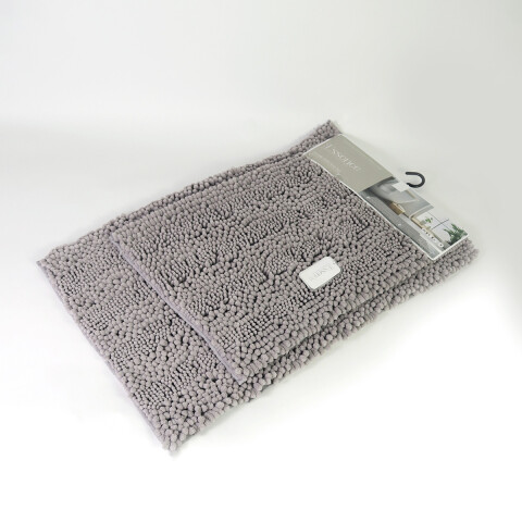 SET DE ALFOMBRA SAN REMO GRIS P/BAÑO 2PZAS Unica