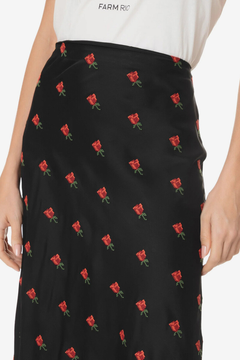 FALDA ROSALIA Negro