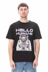 Remera Hello Negro