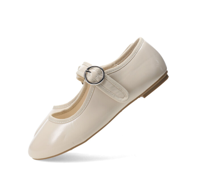 Ballerina ANIAK de terciopelo Beige PU