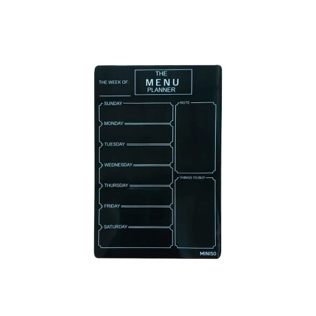 Pizarra magnética food planner Pizarra magnética food planner