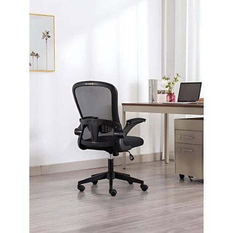 Silla Oficina Weir Ergonómica Giratoria para Escritorio Negro