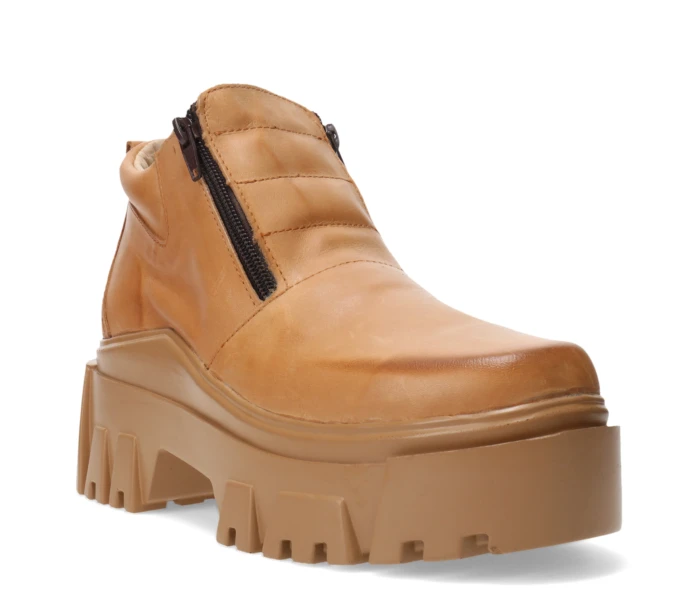 Zapato HAI de cuero con cierre lateral Maiz