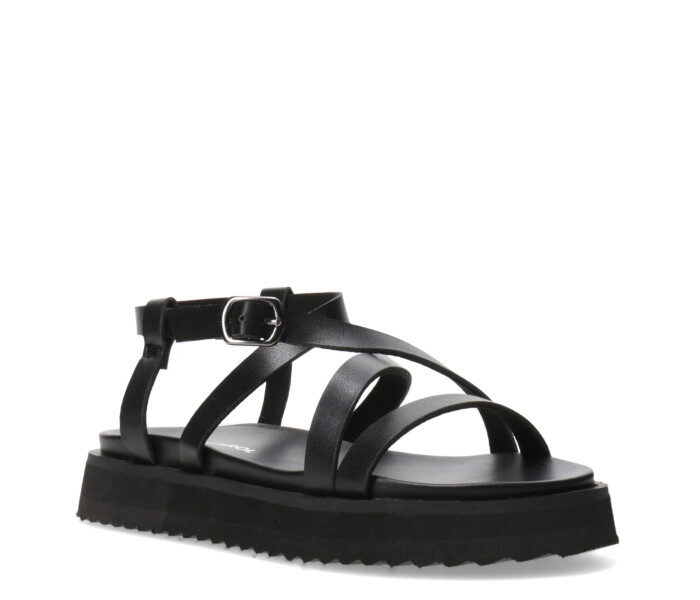 Sandalias de Niña MINI Miss Carol Califa Con Tiras Negro