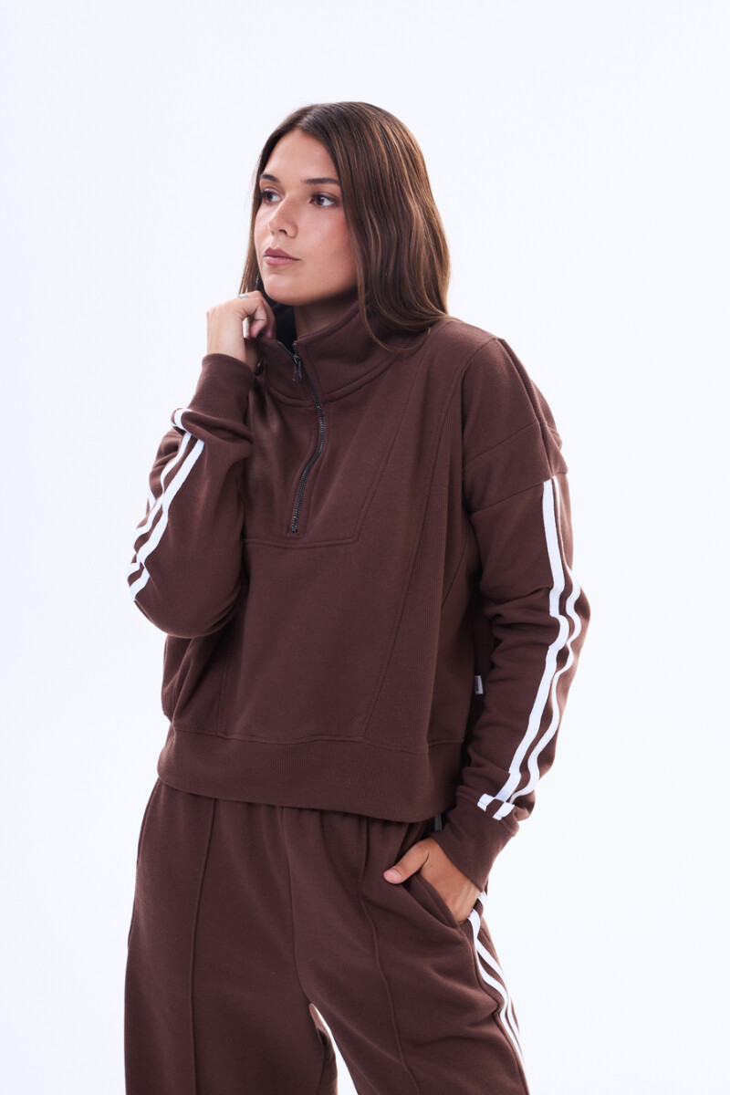 Buzo de felpa Mijas Marrón