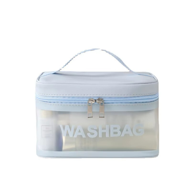Necessaire Impermeable Ideal Maquillaje Celeste