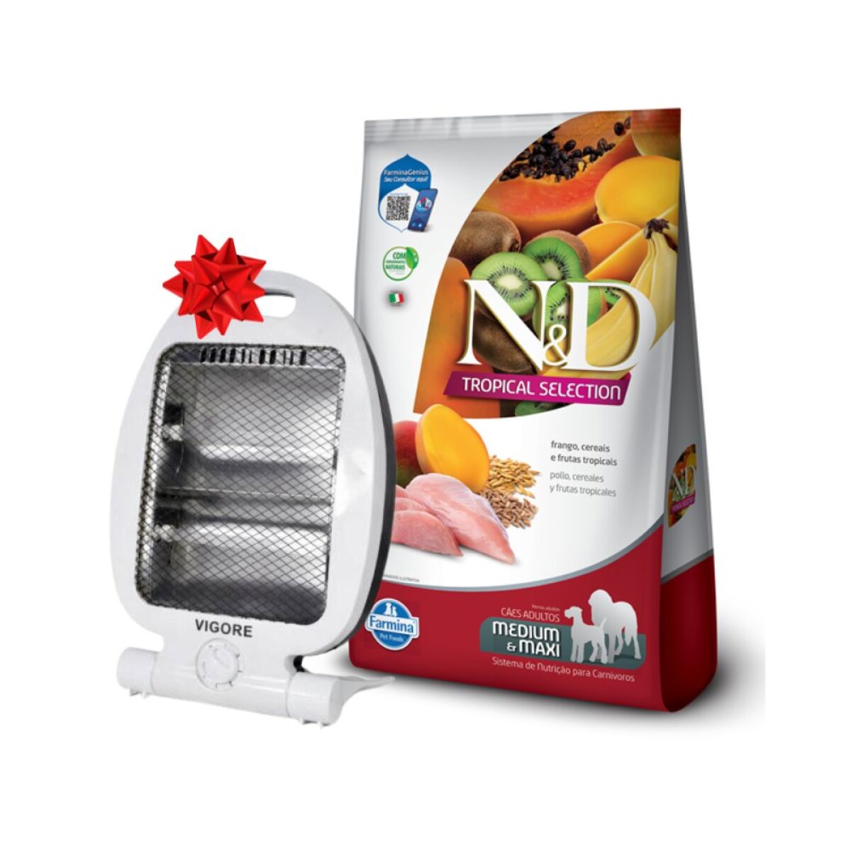 N&D Tropical Can Ad Md/Mx Fgo 10 + 2 Kg 