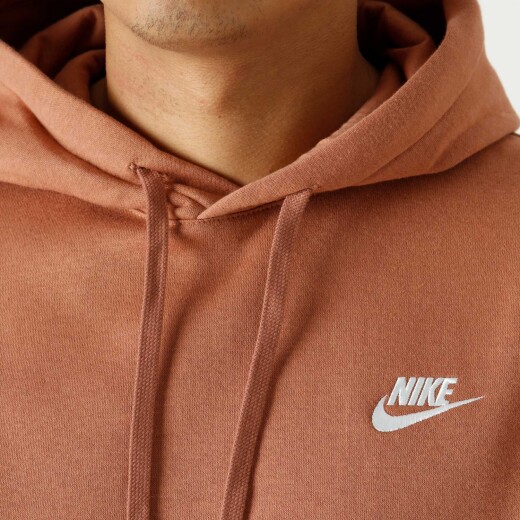 Canguro Nike Moda Hombre Club Hoddie Po BB Mineral S/C