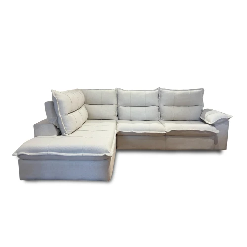 Sillón Cesky con Chaise Beige Derecho